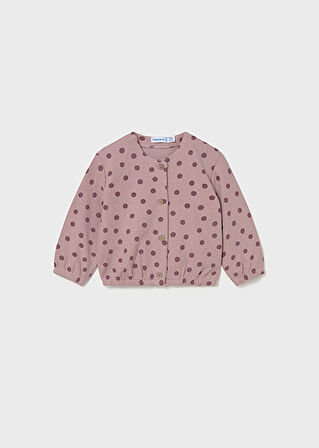 Mayoral Pembe Kız Bebek 3 Parça Puantiyeli Takım 2743