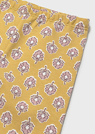 Mayoral Sarı Kız Bebek Saç Bandı, Tişört ve Tayt Takım 2744