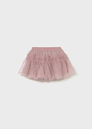 Mayoral Pembe Kız Bebek Puantiyeli Tül Etek 2901