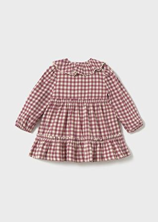Mayoral Pembe Kız Bebek Vichy Elbise 2910