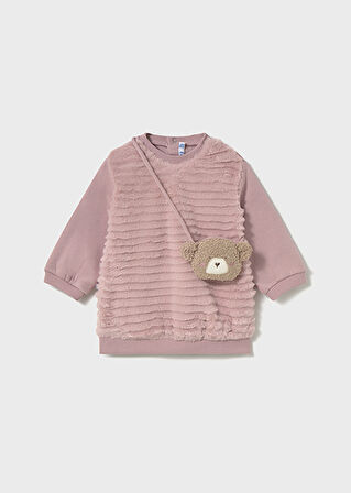 Mayoral Pembe Çantalı Bebek Elbise 2919
