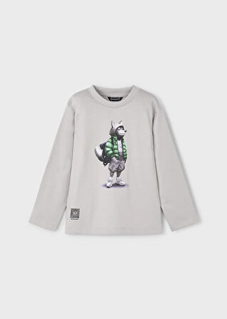 Mayoral Erkek Çocuk Baskılı Sweatshirt