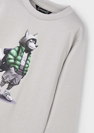 Mayoral Erkek Çocuk Baskılı Sweatshirt