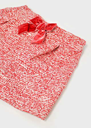 Mayoral Kırmızı Kız Çocuk Fiyonklu Şort 4224