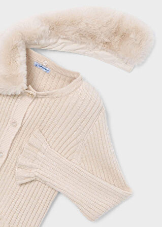 Mayoral Kız Çocuk Çıkarılabilir Yakalı Triko Hırka