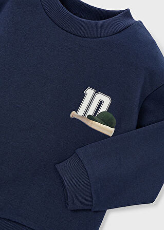 Mayoral Lacivert Erkek Çocuk Sweatshirt 4401