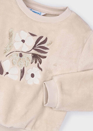Mayoral Kız Çocuk Peluş Sweatshirt