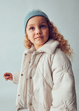 Mayoral Bej Kız Çocuk Ceket 4446