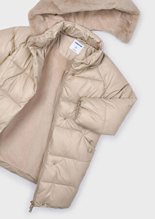 Mayoral Kız Çocuk Sıcak Astarlı Uzun Şişme Mont