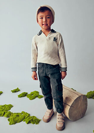 Mayoral Erkek Çocuk Kargo Cepli Kanvas Pantolon