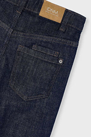 Erkek Çocuk Geniş Paça Basic Jean Pantolon - Lacivert | 10 Yaş