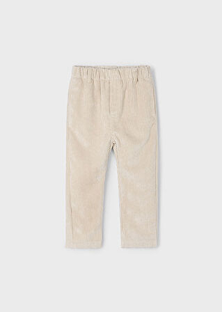 Mayoral Krem Erkek Çocuk Kadife Jogger Pantolon 4568