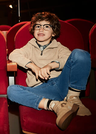 Mayoral Mavi Erkek Çocuk Denim Slim Fit Pantolon 4571