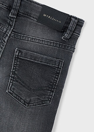 Mayoral Gri Erkek Çocuk Denim Slim Fit Pantolon 4571