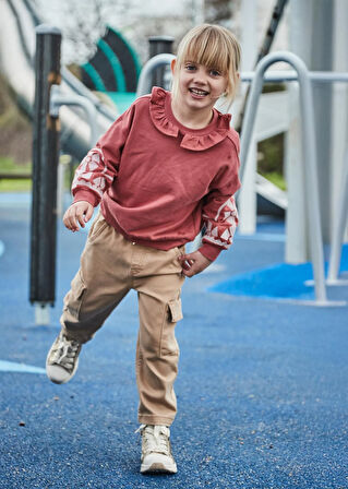 Mayoral Kız Çocuk Kargo Cepli Jogger Pantolon