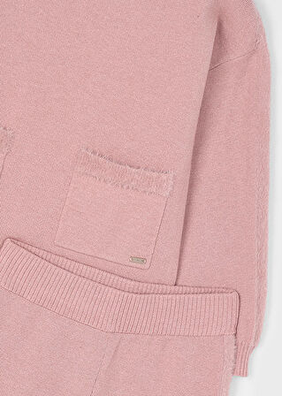 Mayoral Pembe Kız Çocuk Kazak Pantolon Takım 4580