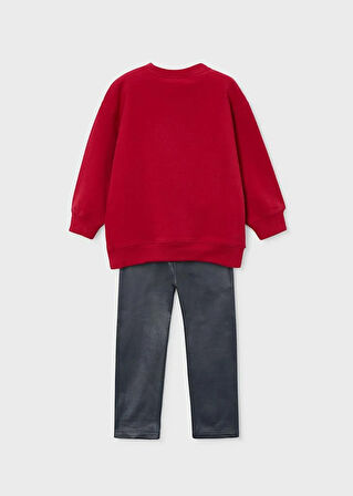Mayoral Kız Çocuk Taytlı Takım 4-8Yaş Kırmızı