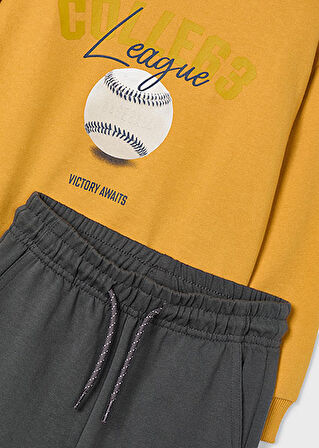 Mayoral Sarı Erkek Çocuk Beyzbol Eşofman Takım 4801