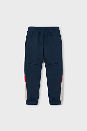 Erkek Çocuk Normal Kalıp Renk Bloklu 3'lü Eşofman Takımı - Lacivert | 3 Yaş