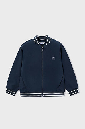 Erkek Çocuk Normal Kalıp 3 Parça Bomber Ceketli Eşofman Takımı - Lacivert | 8 Yaş