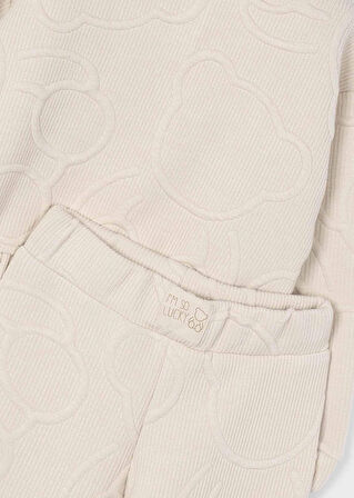 Mayoral Kız Çocuk Kabartlamalı Geniş Paça Eşofman Takım