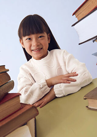 Mayoral Kız Çocuk Kabartlamalı Geniş Paça Eşofman Takım