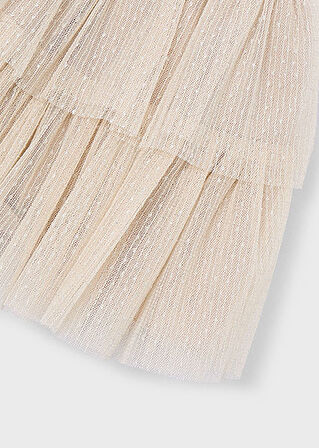 Mayoral Bej Kız Çocuk Tül Etek 4906