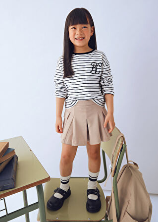 Mayoral Bej Kız Çocuk Şort Etek 4910