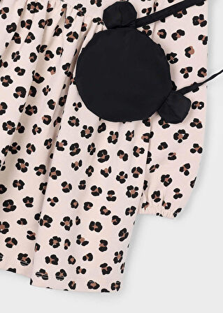 Mayoral Kız Çocuk Baskılı Elbise