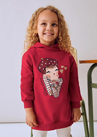 Mayoral Kız Çocuk Kapşonlu Örme Elbise