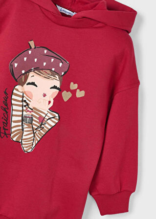 Mayoral Kız Çocuk Kapşonlu Örme Elbise