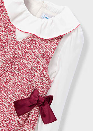 Mayoral Kırmızı Kız Çocuk Elbise 4990