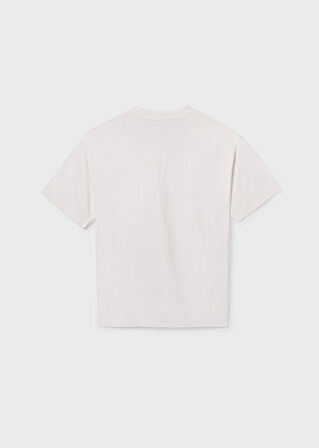 Mayoral Krem Erkek Çocuk Kısa Kol Tişört 7001