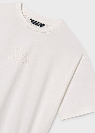 Mayoral Krem Erkek Çocuk Kısa Kol Tişört 7001