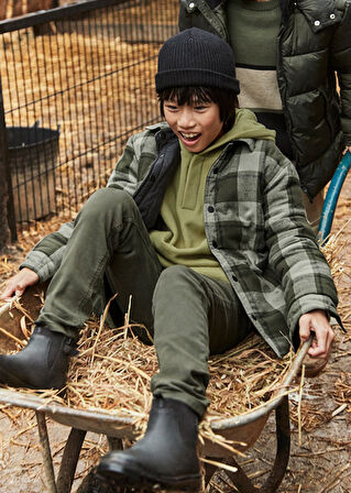 Mayoral Yeşil Erkek Çocuk Çift Taraflı Gömlek 7106