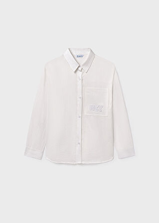 Mayoral Krem Kız Çocuk Bluz 7197