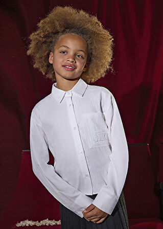 Mayoral Krem Kız Çocuk Bluz 7197