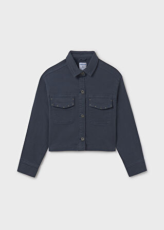 Mayoral Lacivert Kız Çocuk Gömlek 7198
