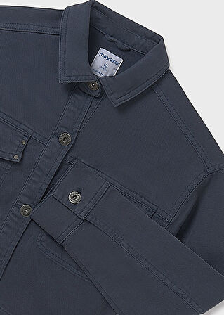 Mayoral Lacivert Kız Çocuk Gömlek 7198