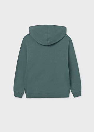 Mayoral Yeşil Erkek Çocuk Kapüşonlu Sweatshirt 7401