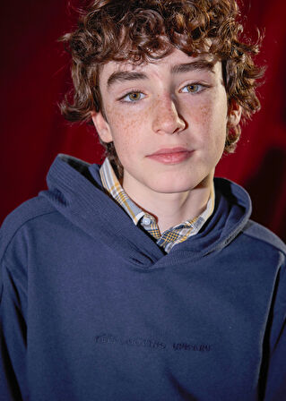 Mayoral Lacivert Erkek Çocuk İşlemeli Sweatshirt 7402