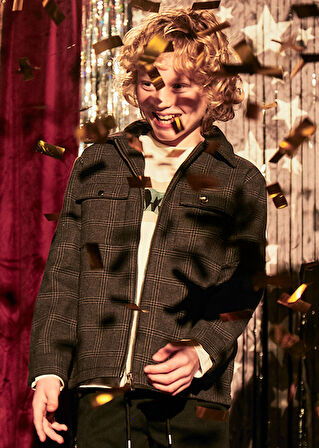 Mayoral Siyah Erkek Çocuk Fermuarlı Ceket 7409