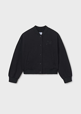 Mayoral Kız Çocuk Siyah Bomber Ceket 7428
