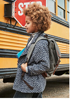 Mayoral Kız Çocuk Jakarlı Kaban 10-14 Yaş Gri