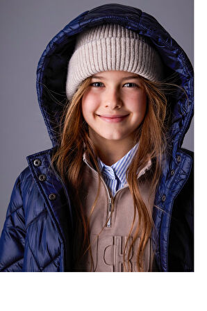 Mayoral Kız Çocuk Uzun Mont 10-16 Yaş Lacivert