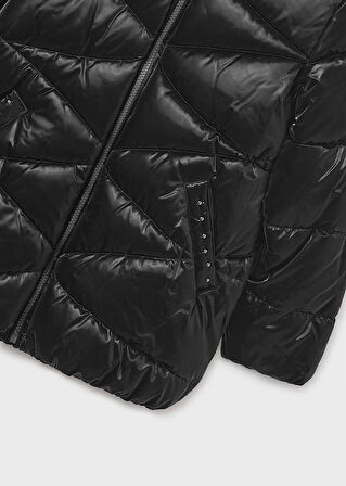 Mayoral Kız Çocuk Uzun Mont 10-16 Yaş Siyah