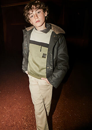 Mayoral Erkek Çocuk Bej Jogger Pantolon 7563