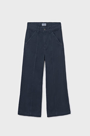 Kız Çocuk Geniş Paça Pantolon – Lacivert | 14 Yaş