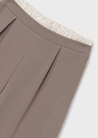 Mayoral Kahve Kız Çocuk Geniş Paça Pantolon 7581