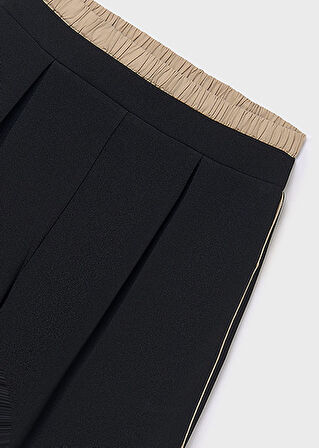 Mayoral Siyah Kız Çocuk Geniş Paça Pantolon 7581